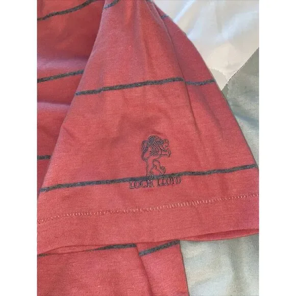 Linksoul Tempus Fugit Polo Golf Shirt Mens Size XL Multicolor Short Sleeve - Picture 6 of 8